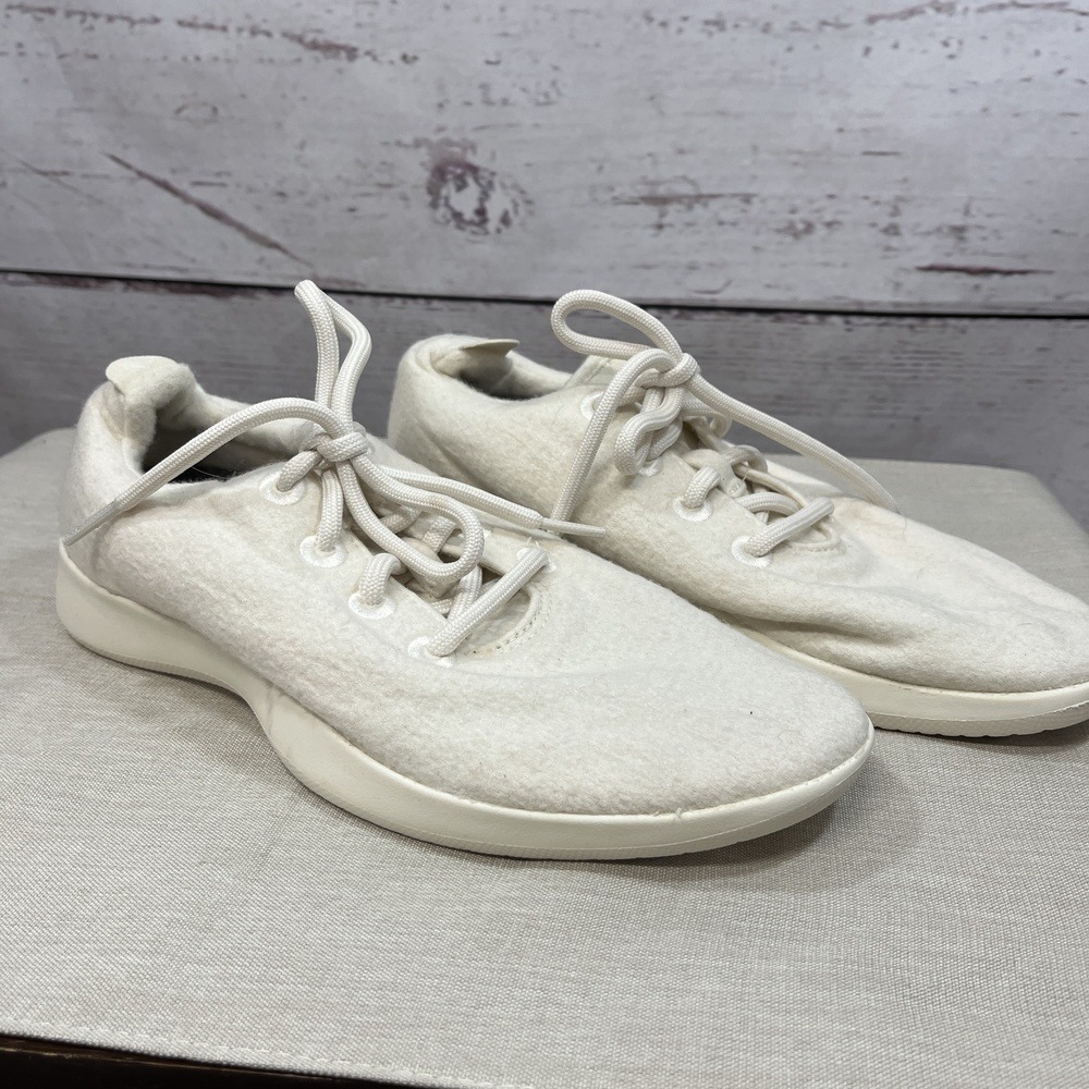 Allbirds Creme Lace‎ Up Wool Sneakers US 9 Athletic Shoes